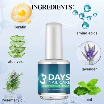 💅 KAUFE 2, ERHALTE 1 GRATIS! 🎉 Hochglänzendes Nagelöl – Schnelltrocknend, Pflegend & Stärkend für Naturnägel ✨📦
