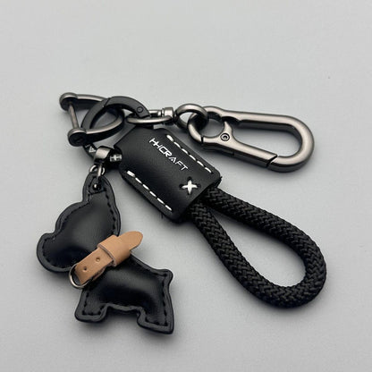 ⏳Begrenzte Zeit 50% Rabatt💥🐕Leder-Welpenanhänger kombiniert mit einem geflochtenen Armband🎁✈️2 oder mehr: kostenloser Versand