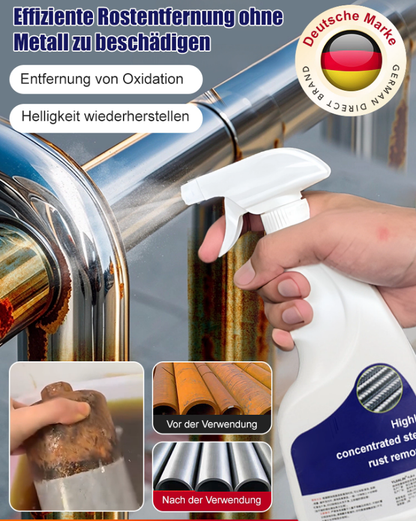✨58 % RABATT🔩Hochkonzentrierter Rostentferner – Wirksam auf Stahl/Eisen, schnell wirkend und schonend zu Metalloberflächen✨