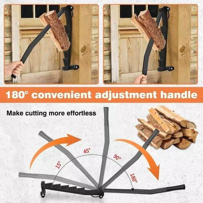⏰Begrenzte Zeit 40% Rabatt💥🪵🪓Wandmontierter Holzspalter-Kindlingspalter