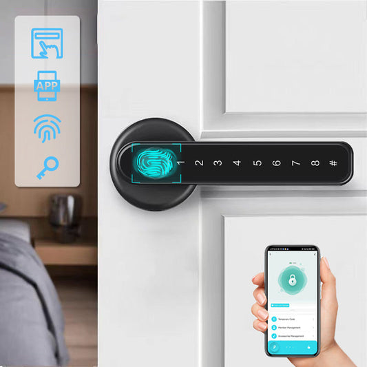 🔐 Intelligenter Fingerabdruck-Türgriff mit Bluetooth-APP-Steuerung – 50 % Rabatt für vernetzte Sicherheit! 📱✨