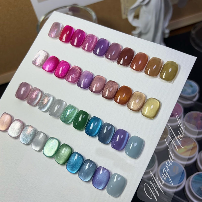 Cat Eye Gel-Nagellack-Set mit Magnetstift