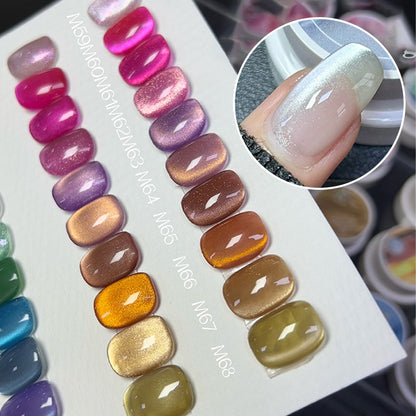 Cat Eye Gel-Nagellack-Set mit Magnetstift