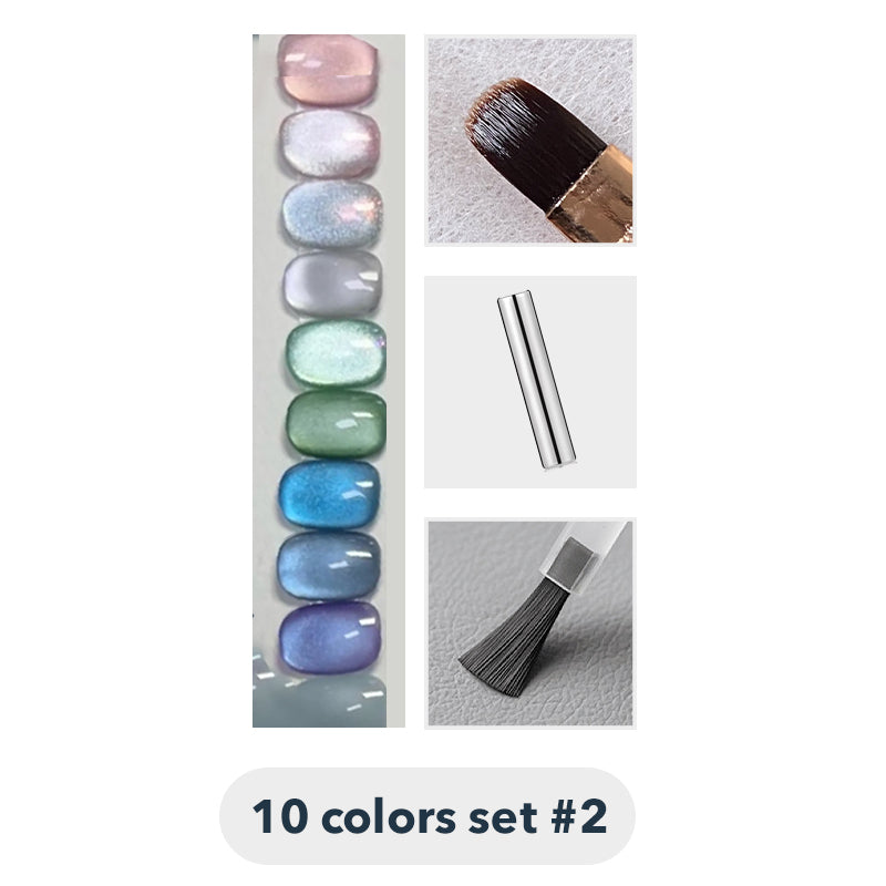 Cat Eye Gel-Nagellack-Set mit Magnetstift