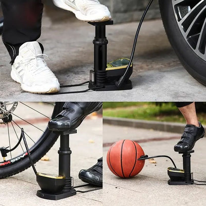 Luftpumpe für Fahrrad mit Manometer