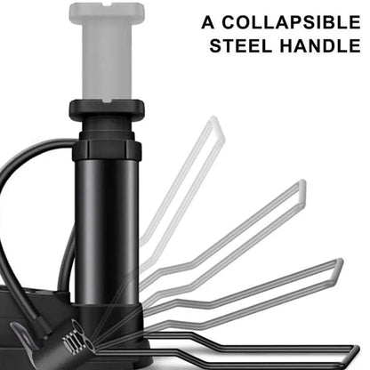 Luftpumpe für Fahrrad mit Manometer