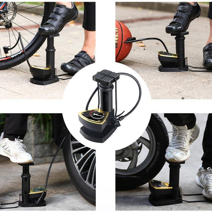 Luftpumpe für Fahrrad mit Manometer