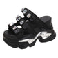 Plateau-Sandalen mit offener Spitze für Frauen