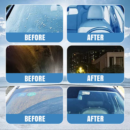 Autoglas Ölfilmreiniger & Regenschutzmittel & Anti-Beschlagmittel