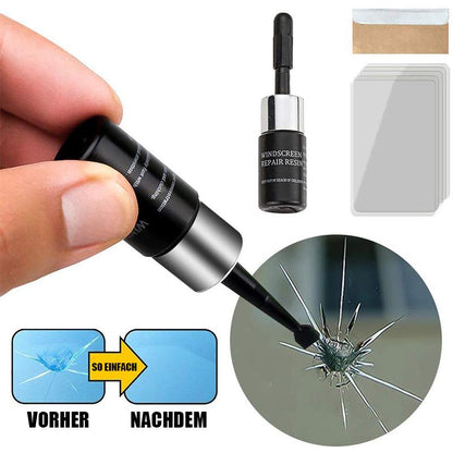 💎Mehr kaufen, mehr gratis bekommen💎 Glasreparaturset „Cracks Gone“ – Repariert Risse in 20 Min., Unsichtbares Finish & Kein Austausch Nötig 🔧🚗