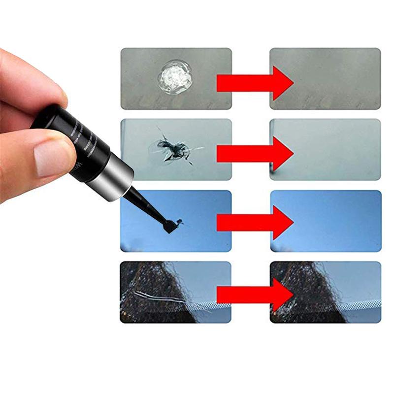 💎Mehr kaufen, mehr gratis bekommen💎 Glasreparaturset „Cracks Gone“ – Repariert Risse in 20 Min., Unsichtbares Finish & Kein Austausch Nötig 🔧🚗