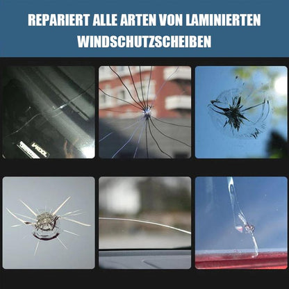 💎Mehr kaufen, mehr gratis bekommen💎 Glasreparaturset „Cracks Gone“ – Repariert Risse in 20 Min., Unsichtbares Finish & Kein Austausch Nötig 🔧🚗
