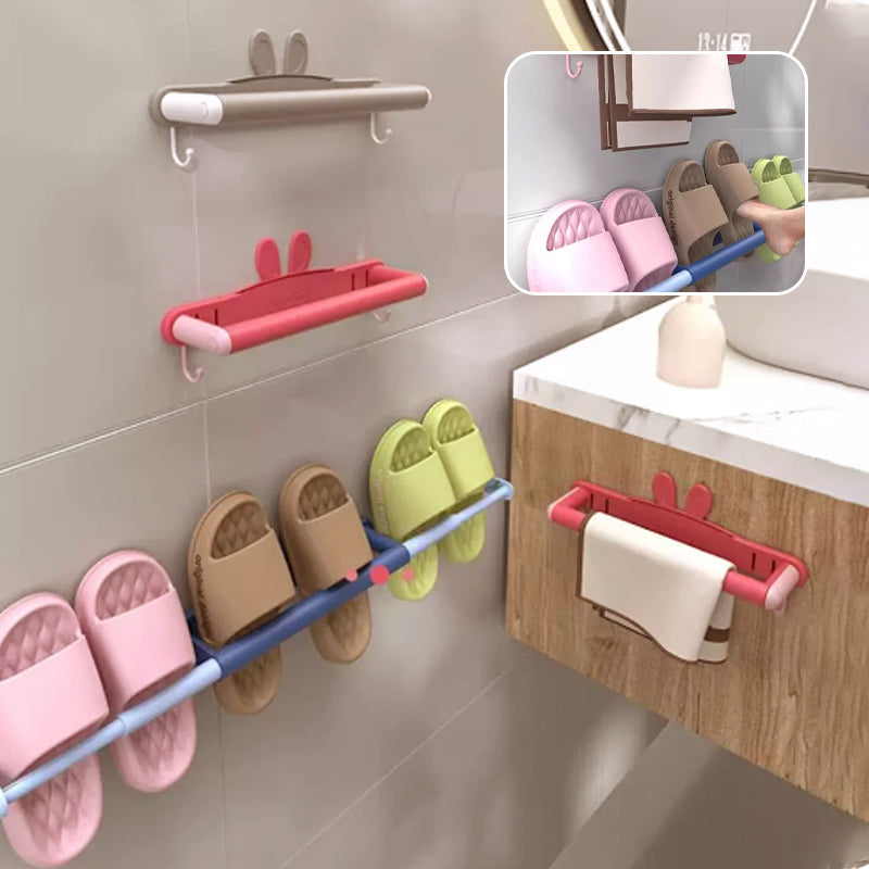 🚿Ausziehbare, lochfreie Ablage für das Badezimmer✨