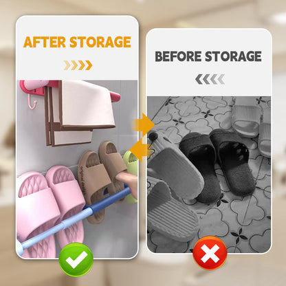🚿Ausziehbare, lochfreie Ablage für das Badezimmer✨