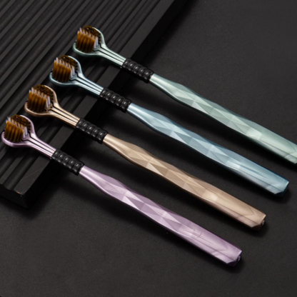 🦷Eine neue Dimension der Mundpflege ✨Tri-Head Multi-Angle Reinigungszahnbürste🪥