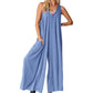 💥37%Rabatte Women's Casual V-Ausschnitt Ärmellos Weites Bein Jumpsuit