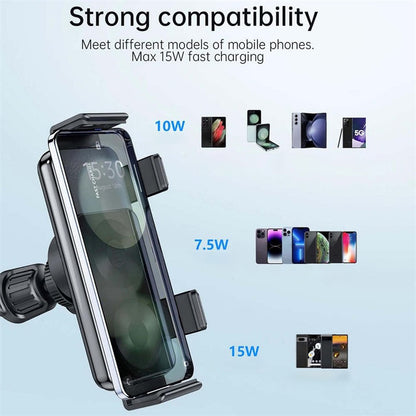 Dual Coil Wireless Car Charger Handyhalterung