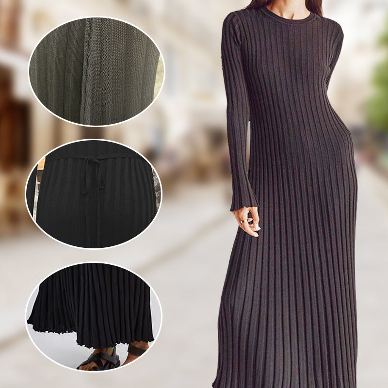 💕 Edel und bequem 🌸Elegante Strick-Maxikleider für Damen（✈️ Kostenlose Lieferung）