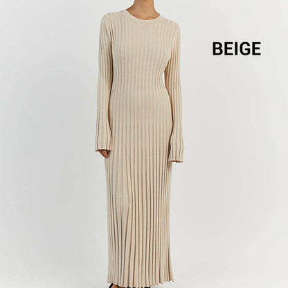 💕 Edel und bequem 🌸Elegante Strick-Maxikleider für Damen（✈️ Kostenlose Lieferung）
