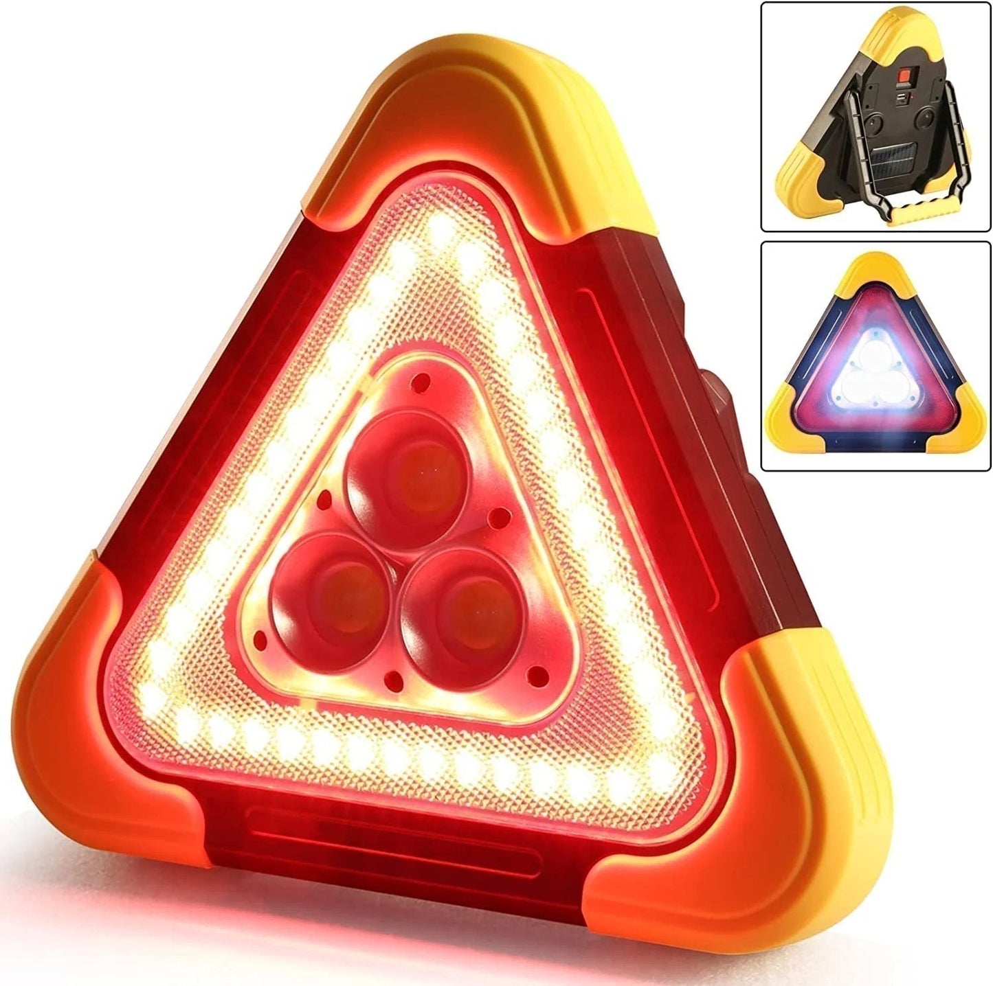 🚨 50% RABATT! 💡 3D Notfallwarnleuchte – COB-LED, Powerbank-Funktion & Vielseitig für Auto/Camping/Notfall 🔋