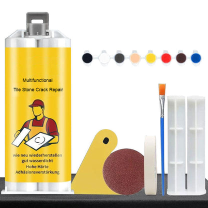 💥2 kaufen, 1 gratis-🏠✨Multifunktionale Reparatursets für Risse in Fliesen und Steinen