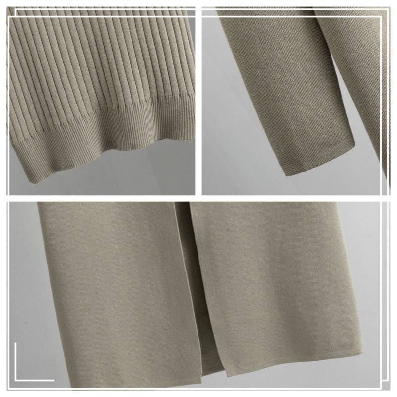 ✈️ Kostenlose Lieferung🔥3-teiliges Set - Herbstliche ärmellose Weste & Strickjacke & Hose
