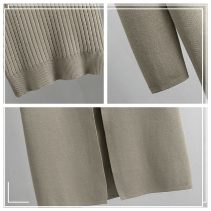 ✈️ Kostenlose Lieferung🔥3-teiliges Set - Herbstliche ärmellose Weste & Strickjacke & Hose