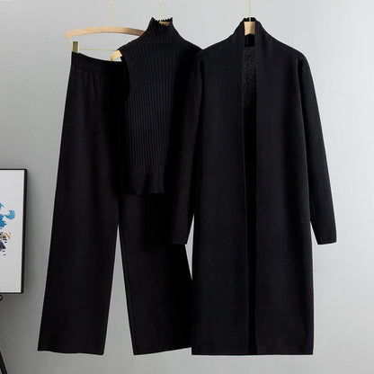 ✈️ Kostenlose Lieferung🔥3-teiliges Set - Herbstliche ärmellose Weste & Strickjacke & Hose