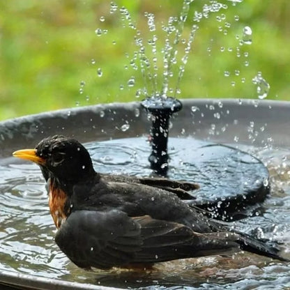 💧JETZT 60 % RABATT! ☀️ Solarbetriebene Springbrunnen-Vogeltränke-Pumpe – 1,4-W-Solarpanel, 4 Düsen & Tauchpumpe für Teich, Garten & Pool 🐦