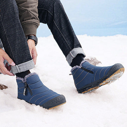 ✈️ Kostenlose Lieferung - Warme💖wasserdichte Outdoor-Schneestiefel mit Kunstfellfutter für den Winter👞