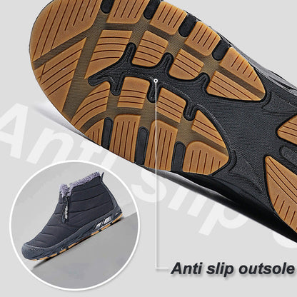 ✈️ Kostenlose Lieferung - Warme💖wasserdichte Outdoor-Schneestiefel mit Kunstfellfutter für den Winter👞