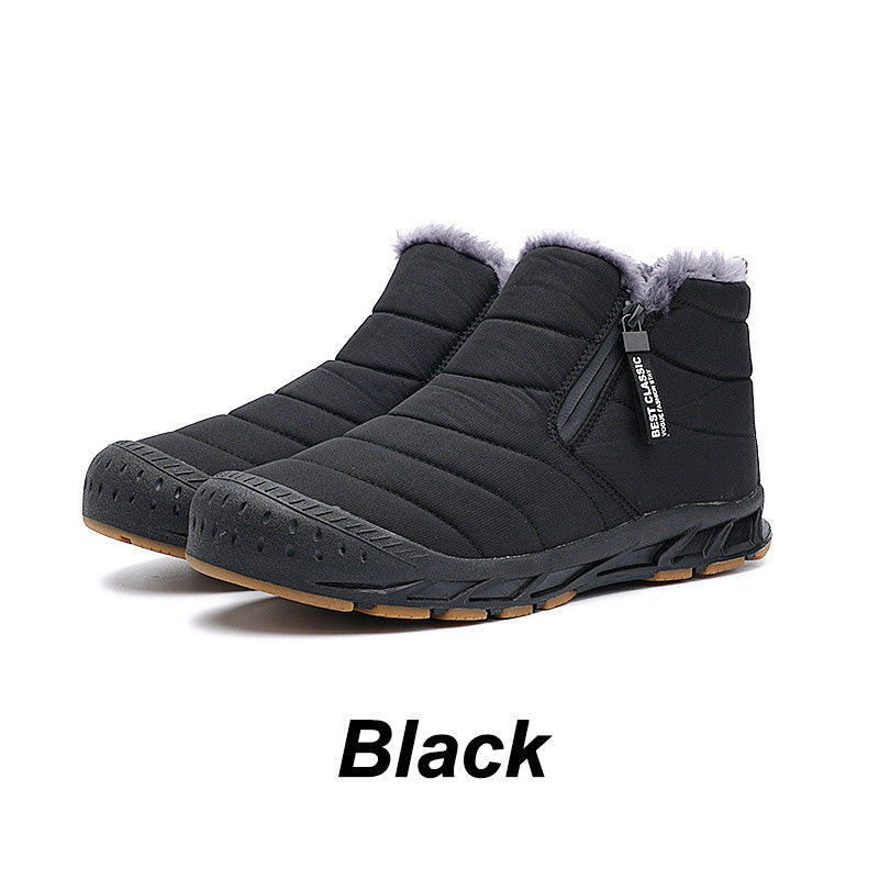 ✈️ Kostenlose Lieferung - Warme💖wasserdichte Outdoor-Schneestiefel mit Kunstfellfutter für den Winter👞