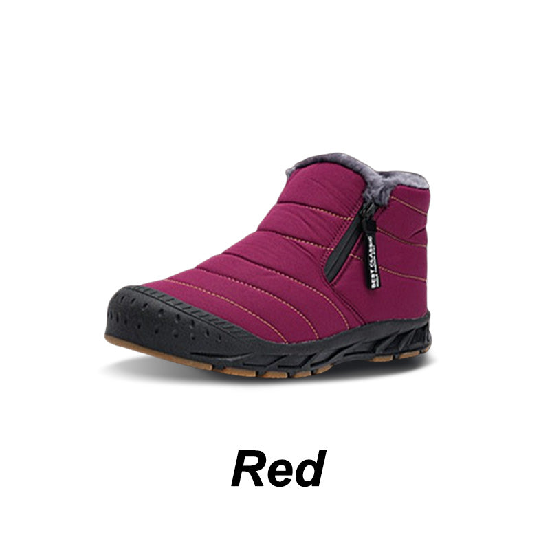 ✈️ Kostenlose Lieferung - Warme💖wasserdichte Outdoor-Schneestiefel mit Kunstfellfutter für den Winter👞