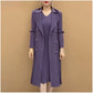 🎉Herbst Hot Sale🎉Modischer plissierter Anzug Kragen Fake Zweiteiliger Trenchcoat