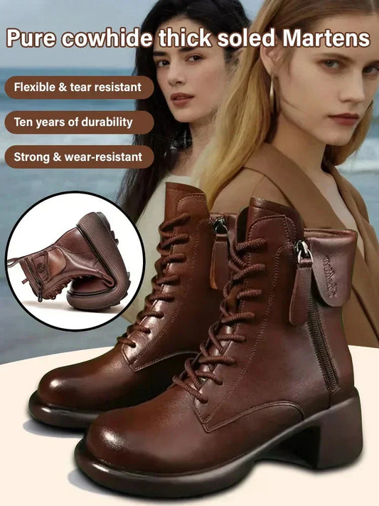 🌸Herbstschlussverkauf🌸Zeitlich begrenzt 57%RABATT💕Ideales Geschenk - Stiefel im britischen Vintage-Stil