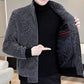 ✈️Free Versand auf alle Bestellungen Herren Nerz Samt Wollmantel | Korean Houndstooth Winter Jacket❄️🧥