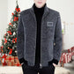 ✈️Free Versand auf alle Bestellungen Herren Nerz Samt Wollmantel | Korean Houndstooth Winter Jacket❄️🧥