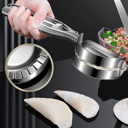 ✨🧑‍🍳Embellish your cooking - 👍Durable Stainless Steel Dumpling Mold Clip