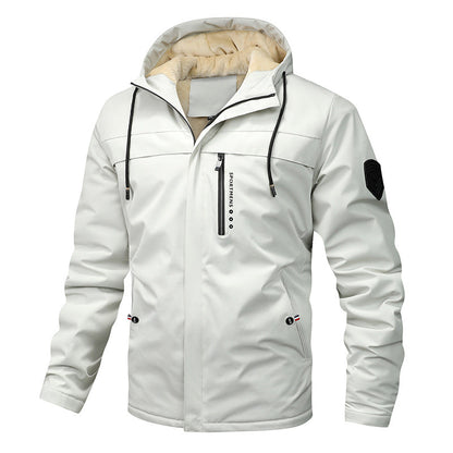 ❄️Winter-Angebot 50% Rabatt🎁Casual Herrenjacke mit dicker Kapuze Windbreaker