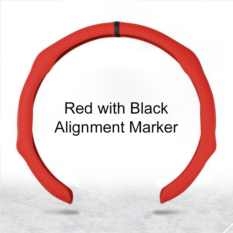 🎁Früher Black Friday Sale🎁Atmungsaktiver, rutschfester, ultradünner Lenkradbezug