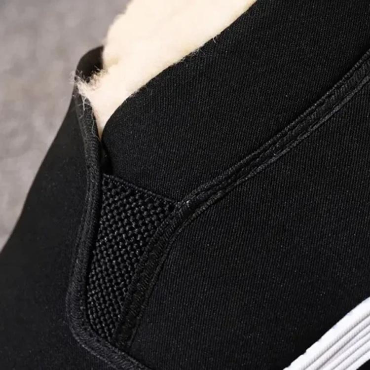 Superwarme, rutschfeste Baumwollschuhe für Herren mit Kunstfellfutter 【2 KAUFEN, VERSAND KOSTENLOS】