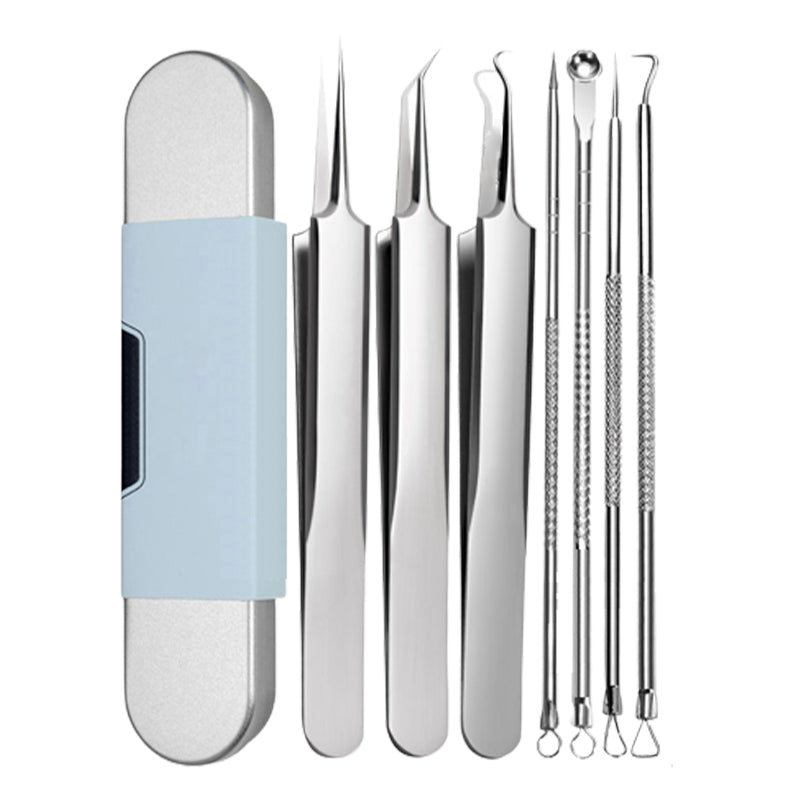 💓Letzter Tag 50% RABATT💥 Edelstahl Mitesser Entferner Werkzeug-Set