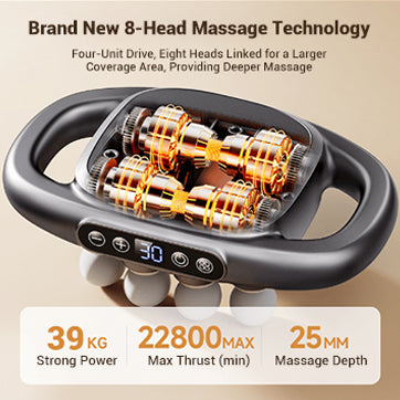 💕 Frühlingsgeschenk 🎁16-Antrieb 8-Kopf Massage Pistole Set [✈️ FREE SHIPPING] 】