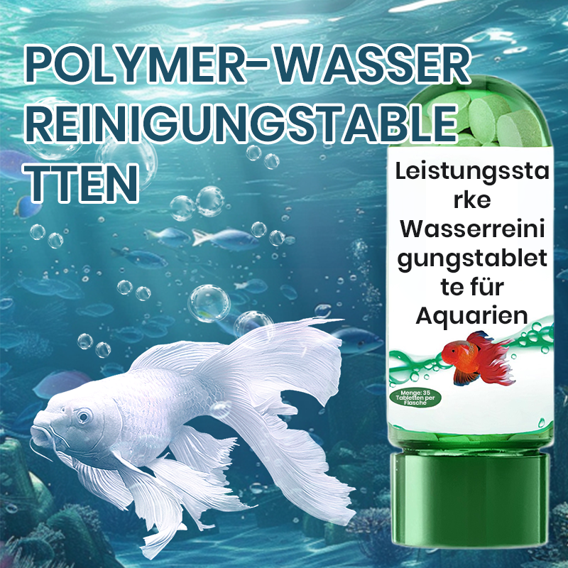 Leistungsstarke Wasserreinigungstablette für Aquarien