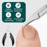 🎁Heißer Verkauf 50% Rabatt💥Abgewinkelter Profi-Nagelknipser mit Feder