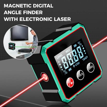 💥Heißer Verkauf 50% Rabatt💥Magnetischer digitaler Winkelsucher mit elektronischem Laser