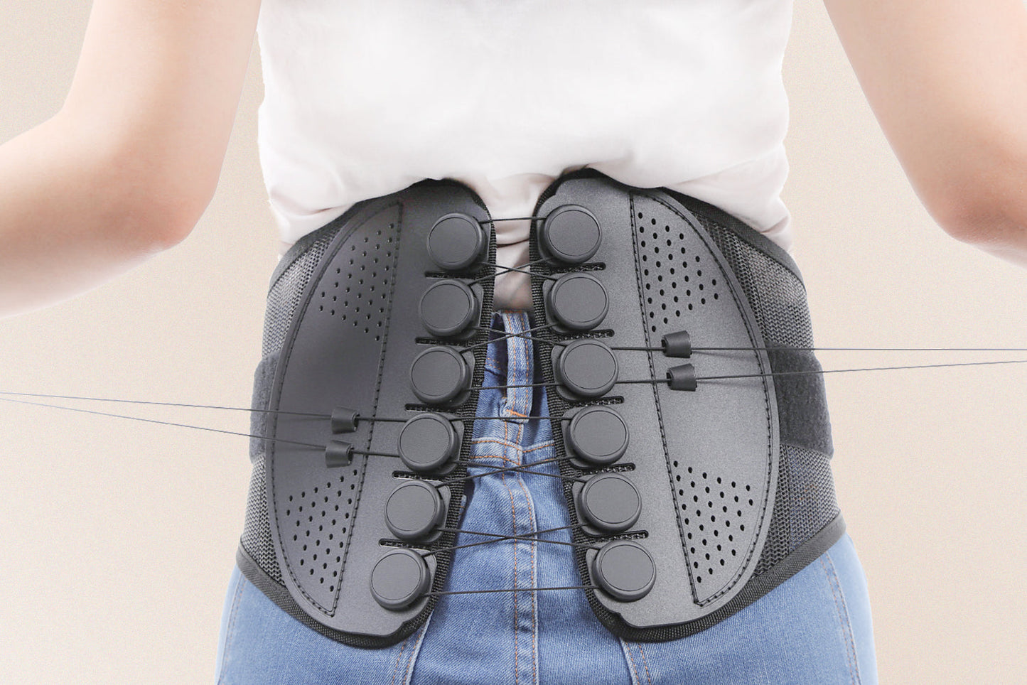 🔥HEISSER VERKAUF 53% RABATT🔥💖Verstellbarer Lendenwirbelstützgürtel Lower Back Brace