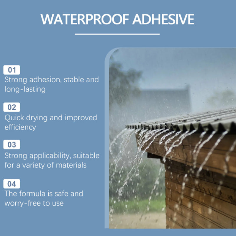 Vielseitiger, schnell trocknender, transparenter, wasserfester Klebstoff