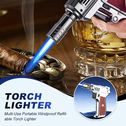 Mehrzwecker tragbarer winddeterfassbarer Torch leichter