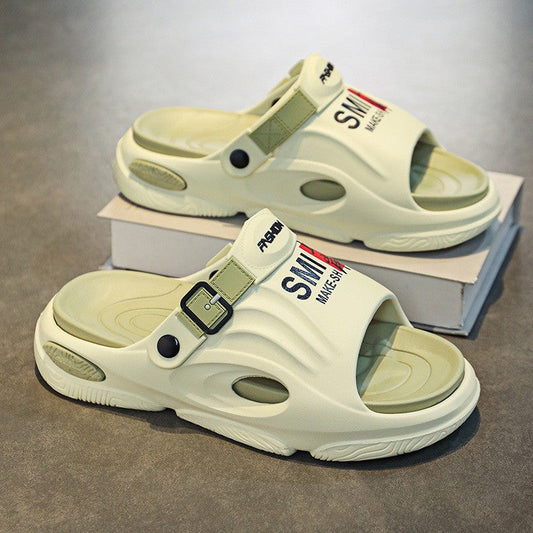 🌟🩴Rutschfeste Slip-On-EVA-Hausschuhe mit dicker Sohle